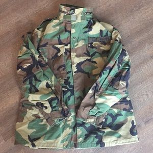 Government Issued ARMY Canvas Parka